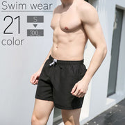 スイムウェア サーフパンツ メンズ 男性 水着 無地 単色 トランクス 短め ショートパンツ ハーフパンツ 海水パンツ 海パン 短パン 半ズボン 大きいサイズ カジュアル 川 海水浴 温泉 ビーチ カラバリ豊富