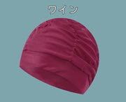 スイムキャップ 水泳帽 レディース メンズ 男女兼用 大人用 水泳用品 スイミングキャップ 無地 シンプル カラバリ豊富 おしゃれ