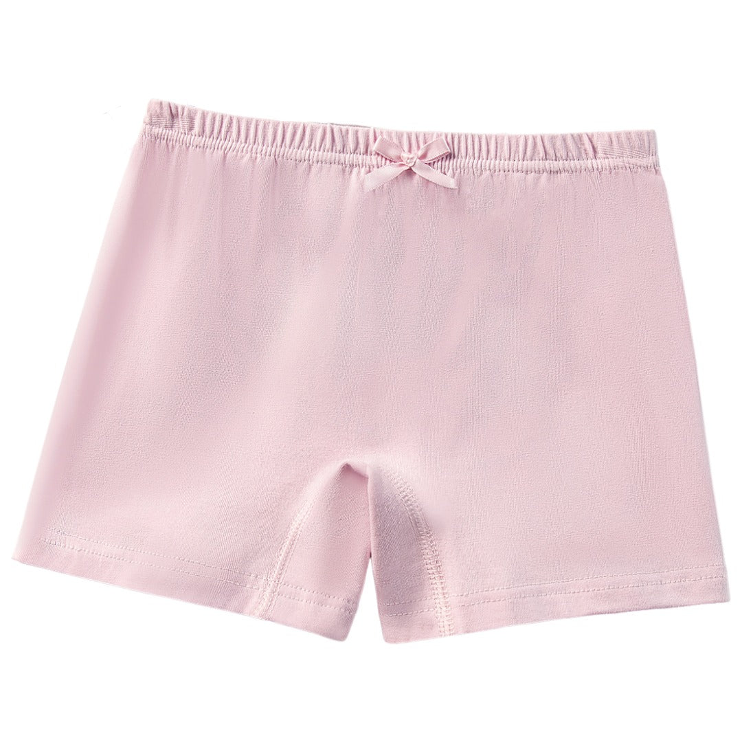 ボクサーパンツ ボックスショーツ 子供用 キッズ ジュニア 女の子 インナー 下着 ボーイレッグ 裾レース リボン 定番 シンプル 可愛い ガールズ 女児 子ども こども