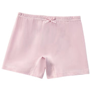 ボクサーパンツ ボックスショーツ 子供用 キッズ ジュニア 女の子 インナー 下着 ボーイレッグ 裾レース リボン 定番 シンプル 可愛い ガールズ 女児 子ども こども