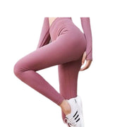 ヨガパンツ フィットネスパンツ トレーニングパンツ レギンス フルレングス 10分丈 レディース ヨガウェア ボトムス ハイウェスト センターステッチ 無縫製 シンプル 無地 おしゃれ フィット スリム スポーツ ジム 運動 ダンス スパッツ レギパン レギンスパンツ 大きいサイズ