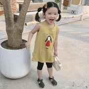 レギンス スパッツ ボトムス キッズ 女の子 膝下 フリル シンプル 無地 子供服 かわいい 春 夏 秋 90cm 100cm 110cm 120cm 130cm