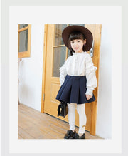 レギンス キッズ 子供用 ベビー レッグウェア リボン リブ スカラップヘム おしゃれ かわいい 上品 普段使い 学校 スパッツ
