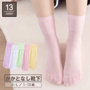 クルーソックス ショートストッキング かかとなし 靴下 キッズ ベビー 子供用 シンプル リブ メッシュ シースルー 透け感 薄手 通気性 可愛い おしゃれ カラバリ豊富