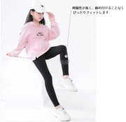 レギンス スパッツ 子供用 キッズ ジュニア 女の子 男の子 9分丈 5分丈 無地 レッグウェア タイツ カジュアル シンプル おしゃれ かわいい