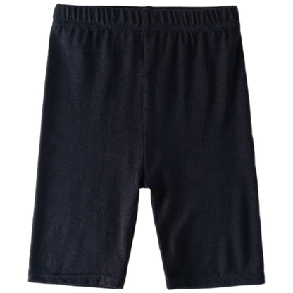 スパッツ 単品 5分丈 レギンス 子供服 キッズ ブラック バリエーション画像