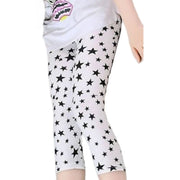 レギンス スパッツ 7分丈 子供服 キッズ 女の子 プリント 花柄 スター ハート レギパン レギンスパンツ 薄手 春夏 可愛い