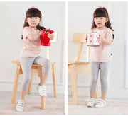 レギンス 7分丈 スパッツ 子供 キッズ 女の子 レッグウェア ファッション小物 レギパン ボトムス 無地 単色 ウエストゴム 伸縮性 シンプル かわいい おしゃれ お出かけ 通園 通学 発表会 デイリー