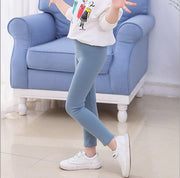 レギンス スパッツ キッズ 子供服 ジュニア レッグウェア レギパン 無地 単色 通気性 ウエストゴム 着回し ヘビロテ ベーシック 定番 シンプル かわいい おしゃれ カジュアル 通園 通学 白 ピンク 黒 ネイビー 緑 灰