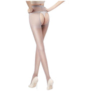 ストッキング オープンクロッチ クロッチオープン 10デニール クロッチレス レディース 女性 セクシー レース パンティストッキング パンスト 蒸れ防止 蒸れ対策 股開き 股あき 薄手 透ける シアー