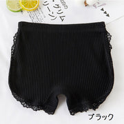 インナー 子供服 レギンス 1分丈 オーバーパンツ リブ レース 女の子 女児 シンプル パンツ ペチパンツ ペチコート 安全パンツ 見せパン