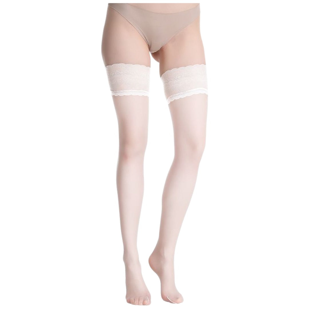 ガーターストッキング レディース インナー ニーハイ オーバーニー 膝上 ストッキング レース シースルー シンプル おしゃれ かわいい セクシー