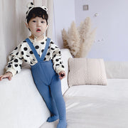 タイツ リブタイツ 子供服 ベビー 赤ちゃん 女の子 男の子 サスペンダー付き ハイウエスト 無地 シンプル ストッキング インナー 下着 ホワイト ブラック グレー ブルー ピンク カジュアル 着回し 合わせやすい 普段着 普段使い 子ども こども キッズ 幼児 乳児 男児 女児 S M L 0歳 1歳 2歳 3歳 春 秋 冬