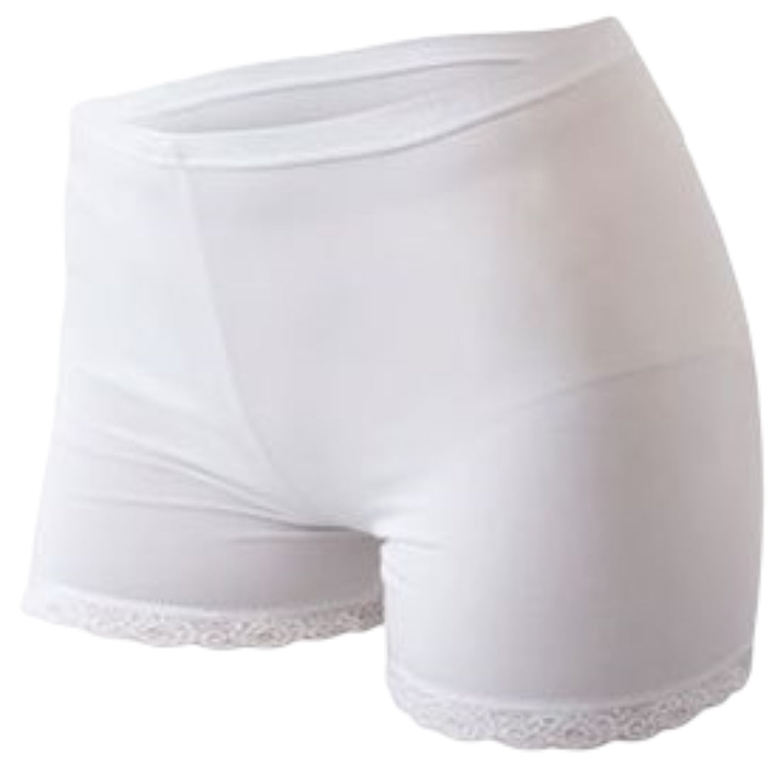 タップパンツ ペチパンツ ペチコート レディース インナー レース レース×ホワイト バリエーション画像