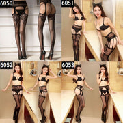サスペンダーストッキング レディース セクシーランジェリー 勝負下着 網タイツ コスプレ レース 美脚 ニーハイ 蒸れない シアー
