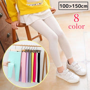 レギンス スパッツ ロング 子供服 キッズ ジュニア 女の子 無地 シンプル レギパン レギンスパンツ ハイウエスト 薄手 春秋