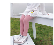 レギンス レギパン キッズ 子供服 ベビー ジュニア ロング丈 シンプル 無地 リブ カジュアル かわいい おしゃれ 普段使い
