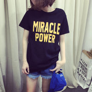 半袖Tシャツ レディース トップス クルーネック 女性用 ロゴ プリント ゆったり メンズライク シンプル ブラック ホワイト