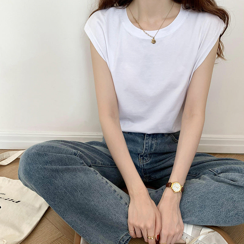 カットソー ノースリーブ レディース 女性 トップス プルオーバー 商品画像2