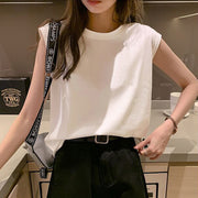 カットソー レディース 女性用 婦人用 トップス 大きいサイズあり 半袖 フレンチスリーブ ラウンドネック 丸首 無地 単色 ホワイト ブラック 白 黒 シンプル カジュアル おしゃれ かわいい きれいめ