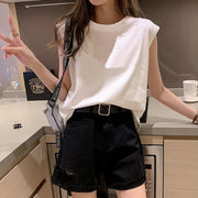 カットソー レディース 女性用 婦人用 トップス 大きいサイズあり 半袖 フレンチスリーブ ラウンドネック 丸首 無地 単色 ホワイト ブラック 白 黒 シンプル カジュアル おしゃれ かわいい きれいめ