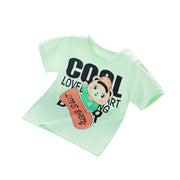 Tシャツ 子供用 女の子 男の子 女児 男児 キッズ 半袖 トップス ラウンドネック ストライプ プリント デザイン豊富 カジュアル 夏服