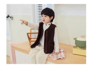 ボアベスト 子供用 キッズ ベビー ジュニア 防寒 あったか 女の子 男の子 ボアフリース ベスト 前開き もこもこ 暖か あたたかい おしゃれ かわいい Vネック アウター カジュアル デイリー 普段使い 外遊び アウトドア 女児 男児 幼児 小学生 子ども こども