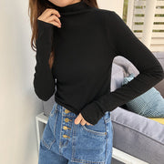 カットソー 長袖 レディース トップス ハーフハイネック 薄手 無地 ソリッドカラー 婦人服 女性用 大きいサイズあり シンプル 着回し カジュアル お出掛け