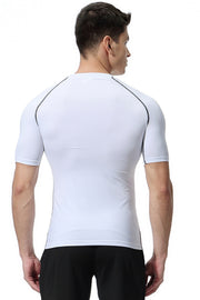コンプレッションウェア スポーツ用インナー 2枚セット 半袖 メンズ トップス 男性用 Tシャツ 大きいサイズあり ラグラン袖 ラウンドネック スポーツウェア トレーニングウェア 運動 ジム ランニング ジョギング S M L XL 2XL 3XL
