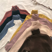 リブニット 長袖 レディース 女性 婦人服 トップス タートルネック ハイネック タイト プルオーバー 単色 無地 着回し ヘビロテ あったか ふんわり カジュアル おしゃれ かわいい シンプル お出かけ 通勤 カラバリ豊富 白 ピンク 黄 灰 黒 青 緑 ベージュ カーキ 茶