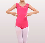 バレエレオタード スカートなし キッズ 女の子 レース 子供服 練習着 レッスン着 ダンス衣装 ノースリーブ 新体操 発表会 バレエ用品 ダンスウェア 連体ダンス服 ラウンドネック Uネック タンクトップ 花柄 シースルー 透け感 ティアドロッププラケット バックシャン 通気性 かわいい 可愛い おしゃれ 子ども こども 幼児 ジュニア ベビー 女児 ガールズ 春 夏 秋