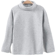 カットソー 長袖  タートルネック Tシャツ トップス 単色 無地 キッズ 男の子 女の子 子供服 子ども シンプル おしゃれ 着回し かわいい ハイネック デイリー 通園 通学 カジュアル 秋 冬