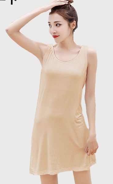 ワンピース ノースリーブ ルームウェア レディース 女性 婦人服 ベージュ×ショート バリエーション画像