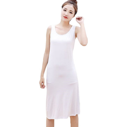 ワンピース ノースリーブ ルームウェア レディース 女性 婦人服 ホワイト×ミディアム バリエーション画像