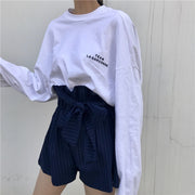 チュニック カットソー ロングTシャツ レディース 女性 トップス 長袖 クルーネック 英字ロゴ ビッグシルエット オーバーサイズ カジュアル お洒落 可愛い 着回し力 お出かけ 普段使い ヘビロテ 女子力アップ