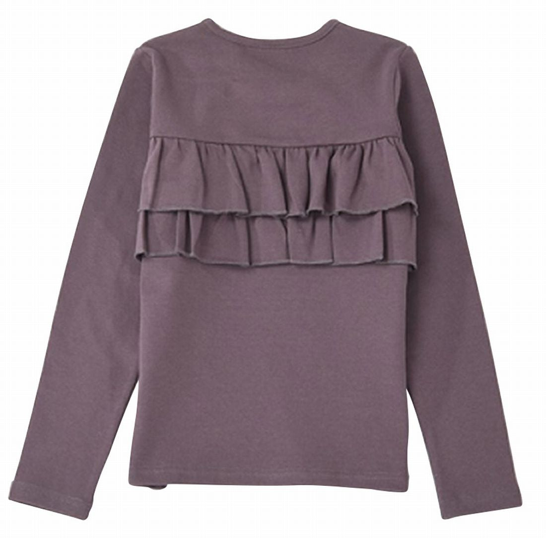 子供服 女の子 ガールズ フリル トップス フリルトップス ココア バリエーション画像