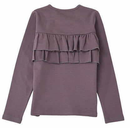 子供服 女の子 ガールズ フリル トップス フリルトップス ココア バリエーション画像