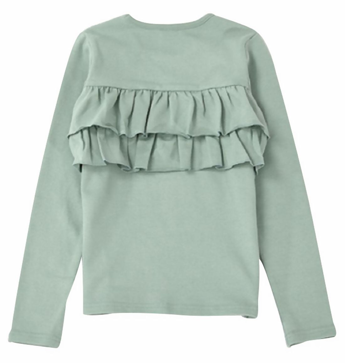 子供服 女の子 ガールズ フリル トップス フリルトップス グリーン バリエーション画像