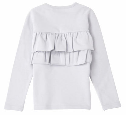 子供服 女の子 ガールズ フリル トップス フリルトップス アイスブルー バリエーション画像
