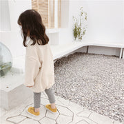 トレーナー チュニック ロング丈 長袖 ラウンドネック プルオーバー 子供服 キッズ トップス 薄手 パイピング加工 プリント ニンジン 人参 カジュアル 可愛い かわいい 女の子 男の子 女児 男児 子ども服 こども服 80cm 90cm 100cm 110cm 120cm