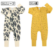 カバーオール ロンパース 長袖 長ズボン ベビー 赤ちゃん キッズ 子供 男の子 女の子 前開き ジッパー ファスナー デザイン豊富 総柄 かわいい