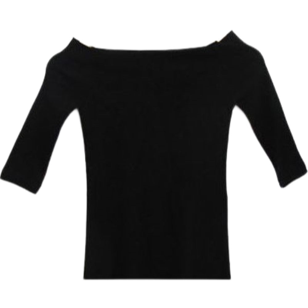 カットソー Tシャツ 半袖 レディース 無地 シンプル カジュアル オフショルダー オフショル ボートネック タイト スリム 5分袖 バックシャン バックコンシャス トップス ホワイト ブラック グレー ブルー セクシー 普段着 普段使い デイリー 着回し 合わせやすい 春 夏 秋 女性 ガールズ 婦人用 フリーサイズ