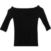 カットソー Tシャツ 半袖 レディース 無地 シンプル カジュアル オフショルダー オフショル ボートネック タイト スリム 5分袖 バックシャン バックコンシャス トップス ホワイト ブラック グレー ブルー セクシー 普段着 普段使い デイリー 着回し 合わせやすい 春 夏 秋 女性 ガールズ 婦人用 フリーサイズ