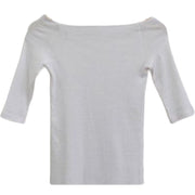 カットソー Tシャツ 半袖 レディース 無地 シンプル カジュアル オフショルダー オフショル ボートネック タイト スリム 5分袖 バックシャン バックコンシャス トップス ホワイト ブラック グレー ブルー セクシー 普段着 普段使い デイリー 着回し 合わせやすい 春 夏 秋 女性 ガールズ 婦人用 フリーサイズ