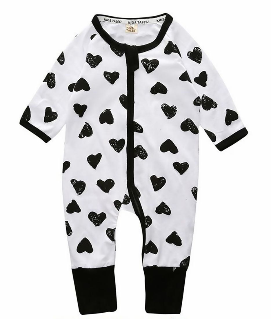 ベビー服 ジップアップ ファスナー カバーオール ロンパース 足つき 2164 バリエーション画像