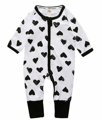 ベビー服 ジップアップ ファスナー カバーオール ロンパース 足つき 2164 バリエーション画像