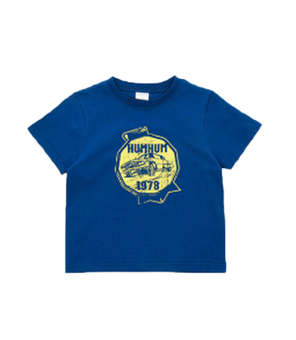 子供服 プリントTシャツ 女の子 男の子 半袖Tシャツ キッズ A-ネイビー バリエーション画像