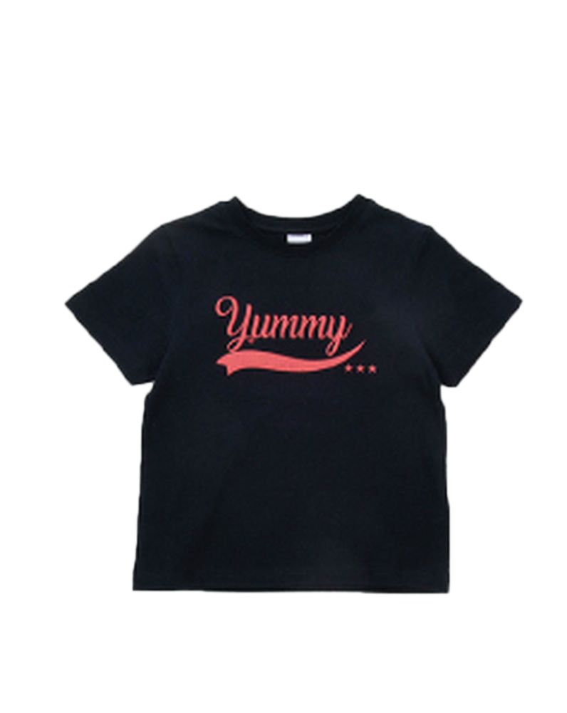 子供服 プリントTシャツ 女の子 男の子 半袖Tシャツ キッズ C-ブラック バリエーション画像