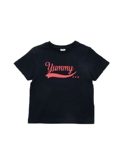 子供服 プリントTシャツ 女の子 男の子 半袖Tシャツ キッズ C-ブラック バリエーション画像