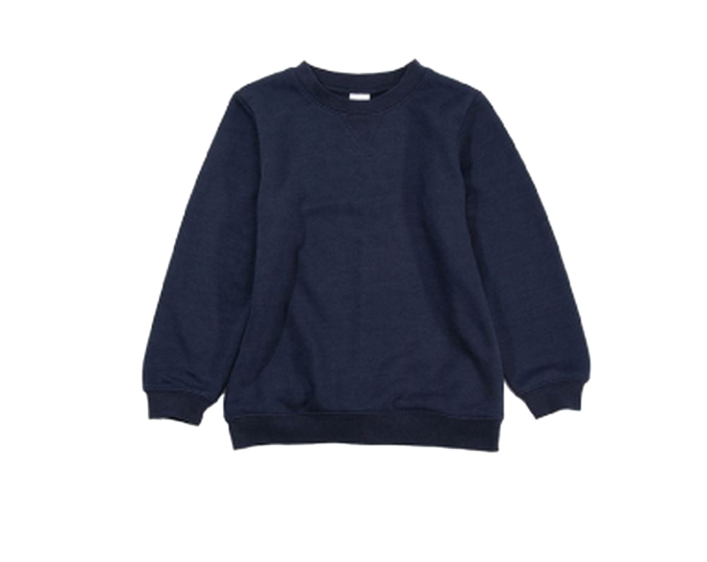 トレーナー 裏毛 長袖 子供服 キッズ ジュニア ダークパープル バリエーション画像